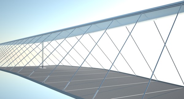 rhino designer suspension bridge - Futuristic Suspension Brige V001 by Deresolution